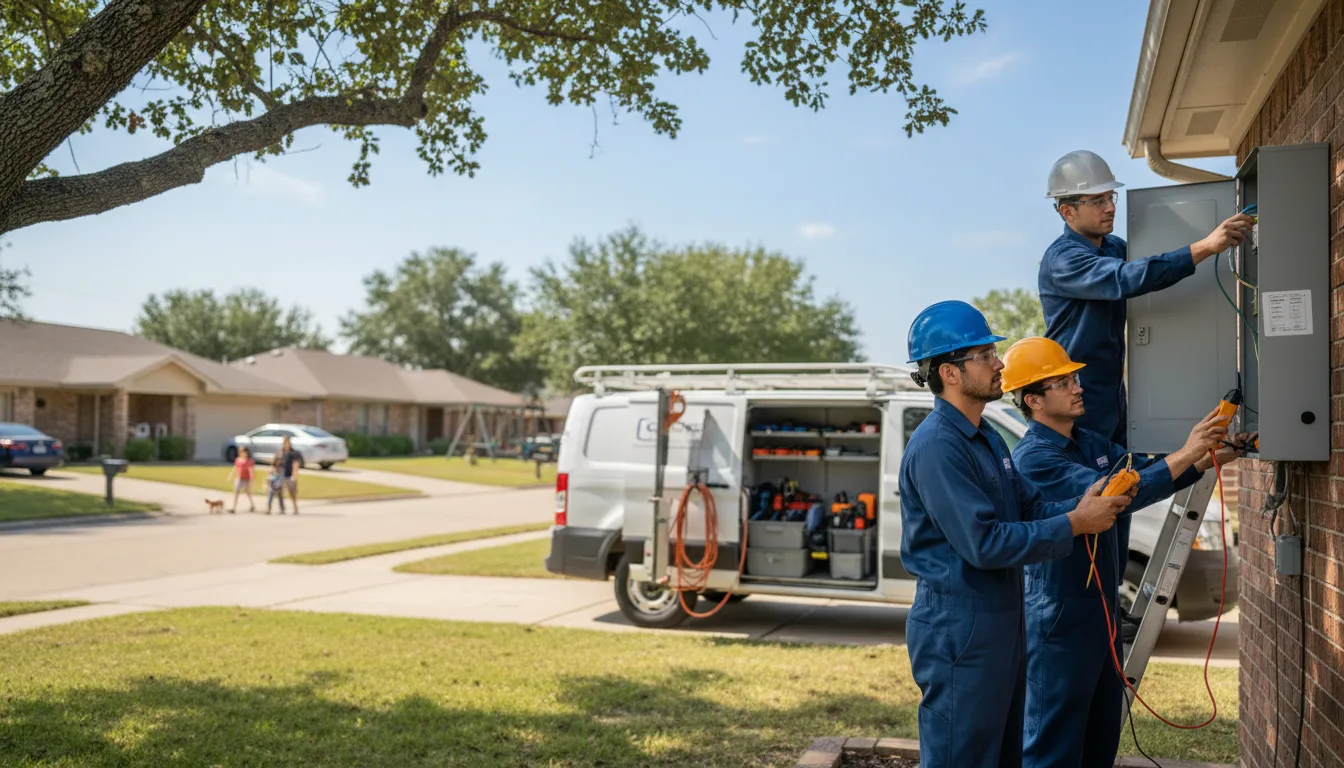 Certified electrician providing emergency electrical services in Radcliffe, IA